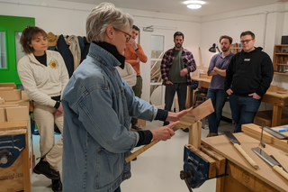 Timber Anglepoise Lamp Bespoke Event